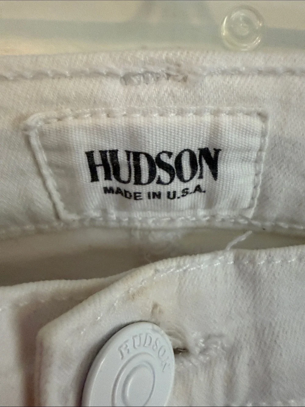 Hudson Jeans Barbara High Rise Skinny Women’s White Jeans